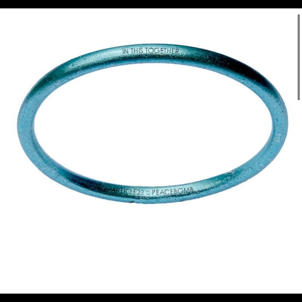 ISO Blue Article 22 In This Together Bangle Standard Size Article22